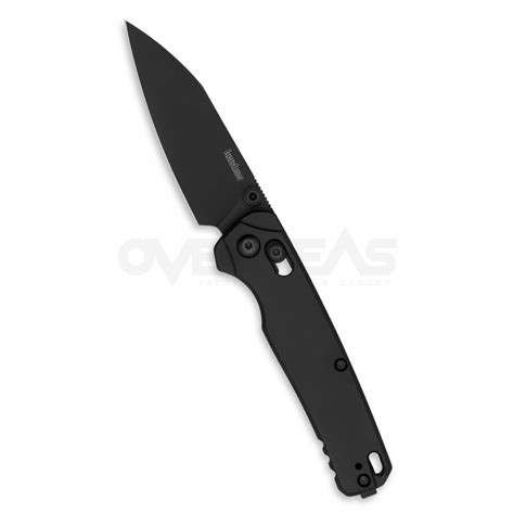 Kershaw Bel Air MagnaCut DuraLock Knife Black Aluminum (MAGNACUT 3.0" Black),6105BLK