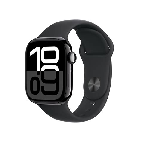 Apple Watch Series 10 [GPS 42 mm] Smartwatch with Jet Black Aluminium ...