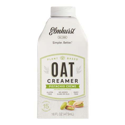 Elmhurst Pistachio Oat Creamer 16 oz. Pack of 2 - Walmart.com