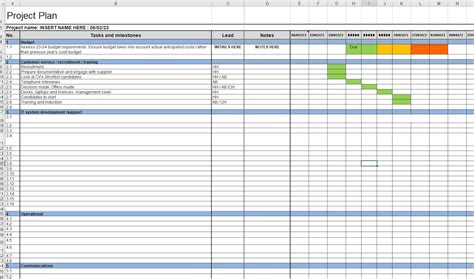 Tutorial Excel Project Planner 的图像结果