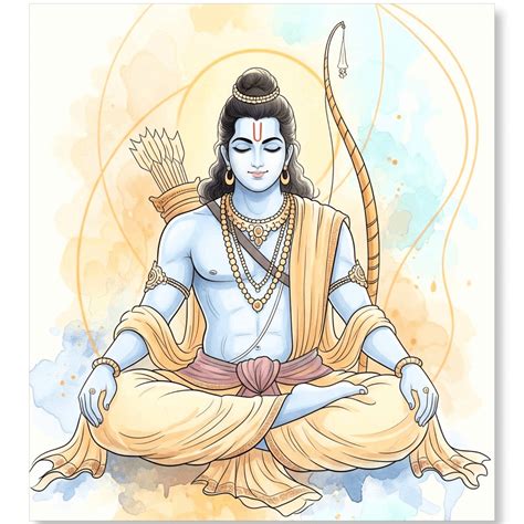 Shree Ram in Tapasya – PaintWaint