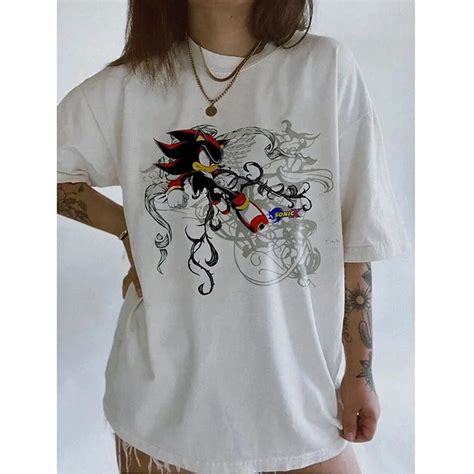Sonic X Shadow White Tribal Shadow The Hedgehog Jesse Pinkman Shirt ...