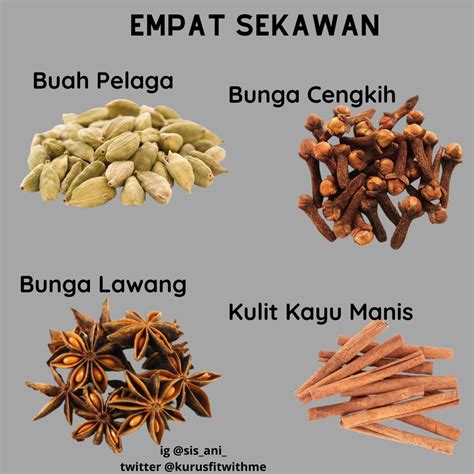 rempah 3 sekawan kari