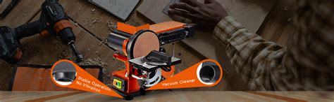 VOLTZ VZ-MM1510 Electric Belt Grinder Sander 6 Inch Electric Belt ...