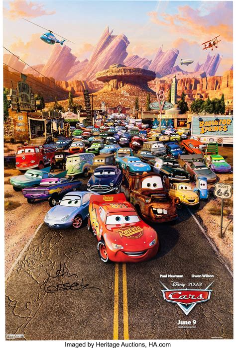 Cars Pixar Movie Poster