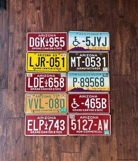 Arizona Choice of License Plate, Pick Your Plate, Arizona License ...