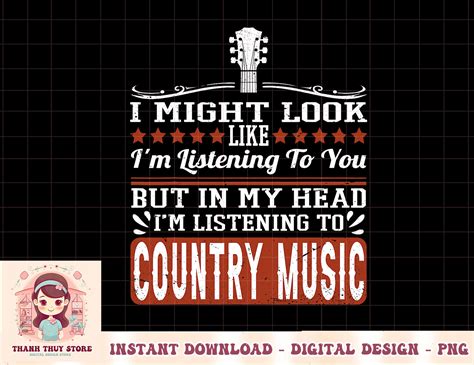 Funny Country Music Lover Western Country Music png | Inspire Uplift