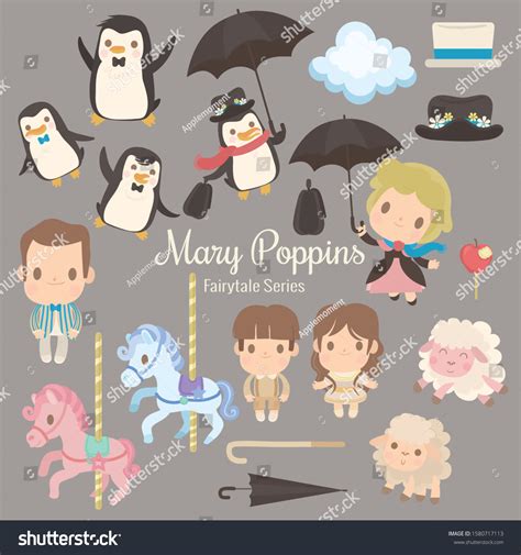 Mary Poppins Characters Clipart Story Of How Mary Poppins Author