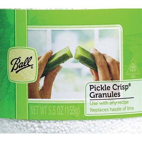 Ball Pickle Crisp Granules, 5.5 oz, Easy-to-Use for Crispier Homemade ...