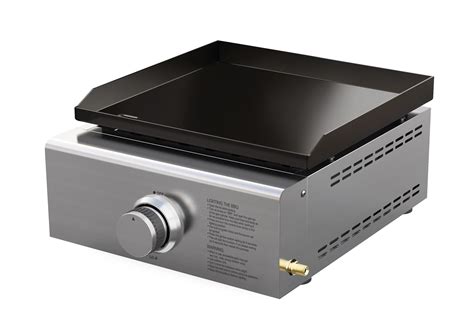 12 in. Heavy Duty Propane Gas Tabletop Griddle 12, 000 BTU Non-Stick ...