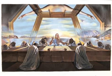 Lot - SALVADOR DALI "THE LAST SUPPER" SERIGRAPH & INTAGLIO