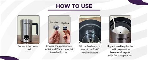 Coffeeza Frothimo Pro Milk Frother for Coffee, 6-in-1 Electric ...