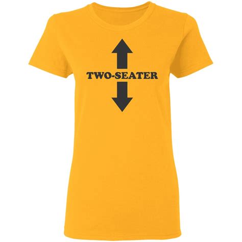 Two Seater Shirt Two Seater Arrow Funny White T Shirts - Tiotee