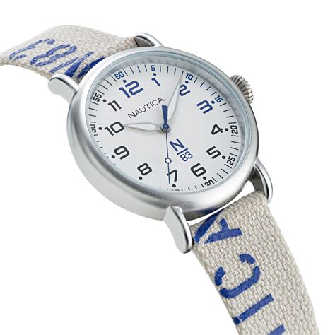 N83 LOVES THE OCEAN LOGO-EMBELLISHED SUSTAINABLE WATCH | Nautica