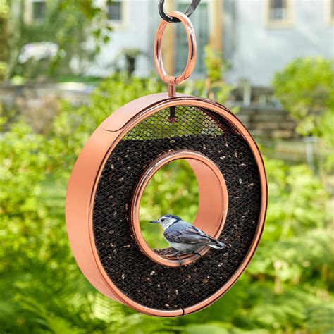 Bird Feeders: Hanging, Wooden, Metal with Copper Finish – Good Directions