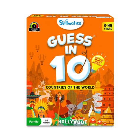 Guess in 10: Countries Of The World | Trivia card game (ages 8+)