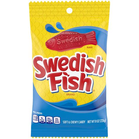 SWEDISH FISH Soft & Chewy Candy, 8 oz - Walmart.com