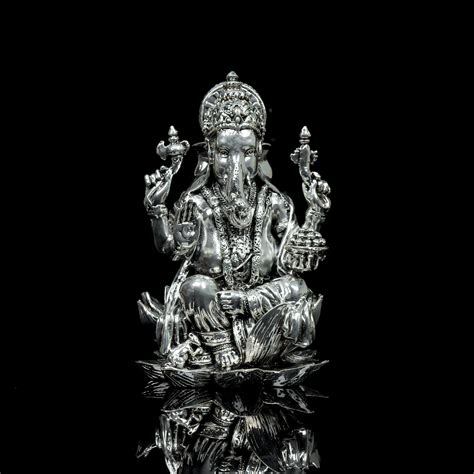Lotus-Seated Ganesha – Treza