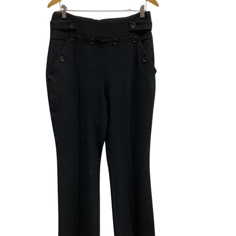 Cue Re-CollectionWomens Size 12 High Waist Black Dress pant(s)