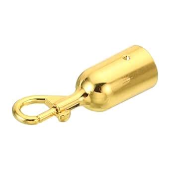 PATIKIL 1.2" Stanchion Rope End Stopper, Cord End Caps Barrier Rope End ...