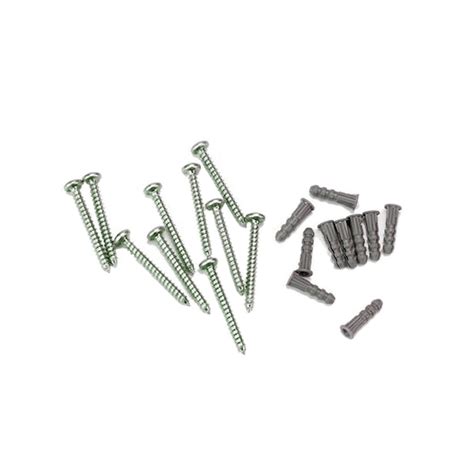 ClosetMaid 2-in Chrome Screws and Anchors - 20-Piece - Plastic/Steel ...