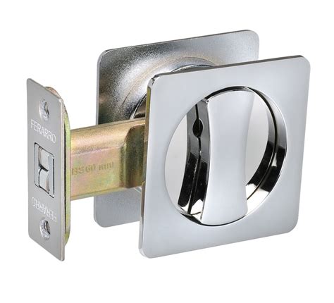 Zinc Alloy Door Lever Set Ferarro Satin Finish Sliding Door Lock Set ...