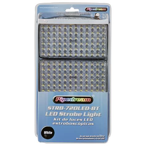 PipeDream White LED Strobe Light – 72 x 2 LED Bulbs – The Wholesale House