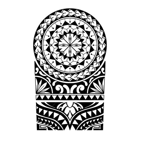 Premium Vector | Wrap around arm polynesian tattoo design Pattern ...