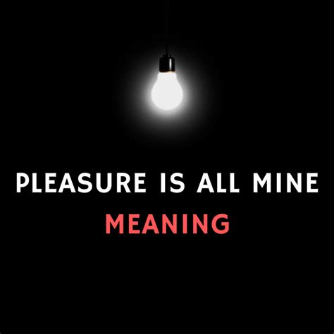 Pleasure is All Mine: Meaning & Translations in Multiple Languages