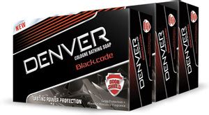 DENVER Black Code Soap (Pack Of 3) - Price in India, Buy DENVER Black ...