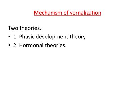 Vernalization | PPTX