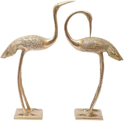 Two Moustaches 15 Inches Vintage Royal Stag Standing Brass Deer ...