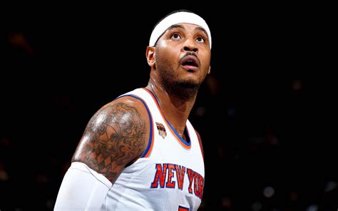 Download Carmelo Anthony New York Knicks Portrait Wallpaper ...