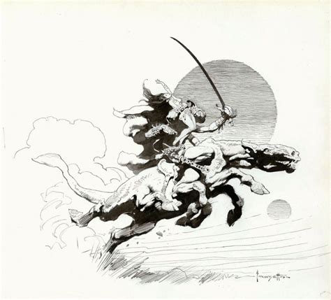 Frank Frazetta Like You've Never Seen Him Before! | Frank frazetta, Art ...