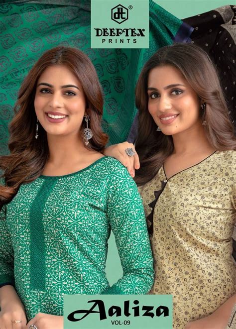 Deeptex Aaliza Vol 9 Printed Cotton Dress Material Collection