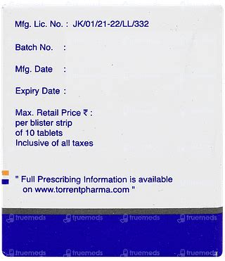 Torleva Xr 500 Tablet 10: Uses, Side Effects, Price & Substitutes
