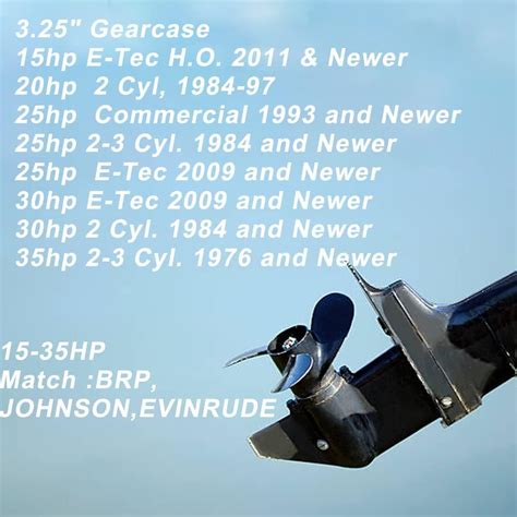 Buy Boatman Aluminum Outboard Boat Propeller fit Johnson Evinrude ...