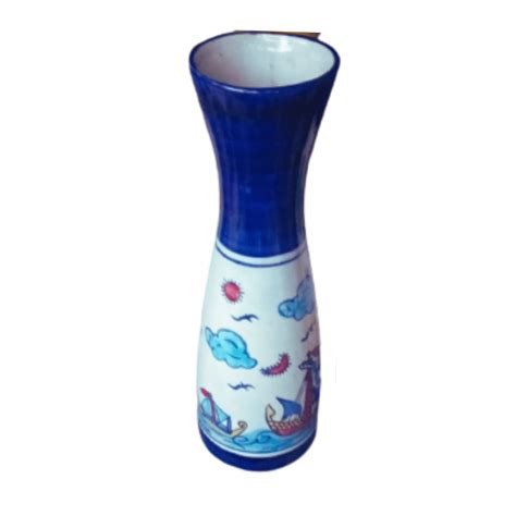 Buy Bottle Shaped Mughal Style - Ceramic Pot Online | Manbhawan Nursery