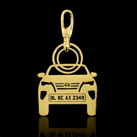 Buy Gold Plated Car Keychain Online at the Best Price