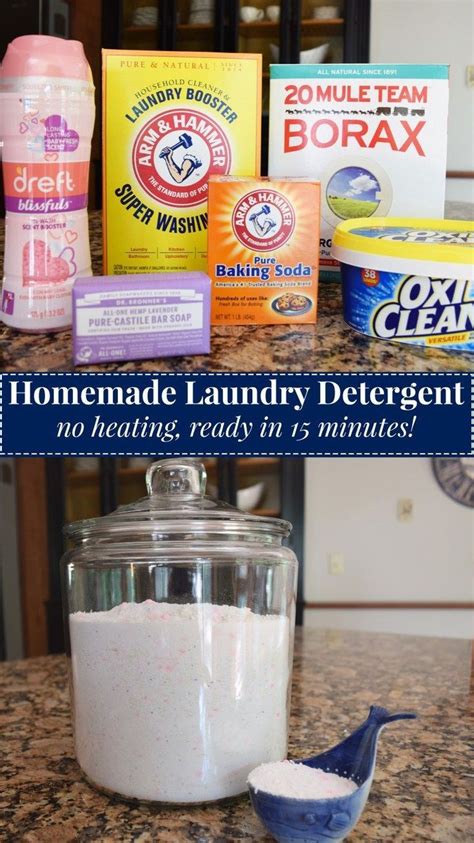 diy laundry detergent powder