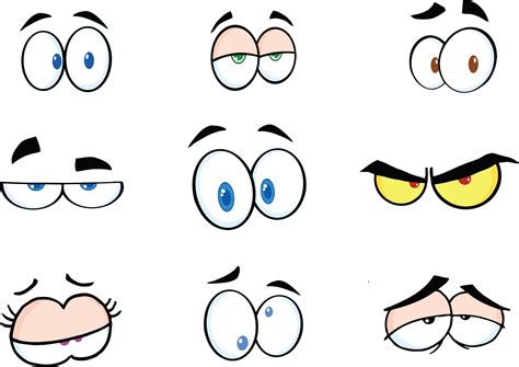 eye drawing cartoon