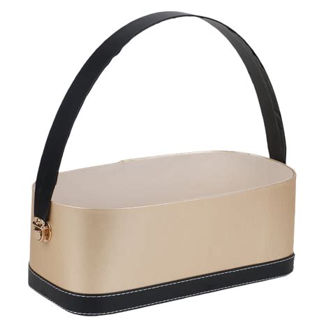 Beige and Black Carry Hamper (13.5x7x5) 2050 – Nice Packaging