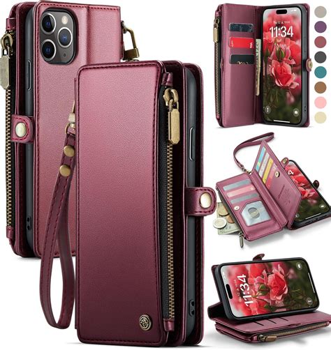 Amazon.com: Strapurs Crossbody Wallet Case Compatible with iPhone 11 ...
