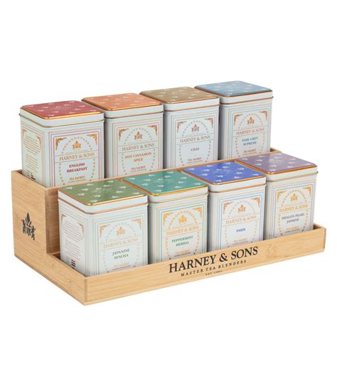 Bamboo Display Rack - 8 Tin Capacity | Harney & Sons - Harney & Sons ...