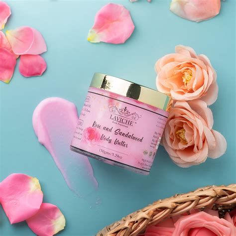 Rose and Sandalwood Body Butter : Buy Rose Body Butter – Laviche Bath ...