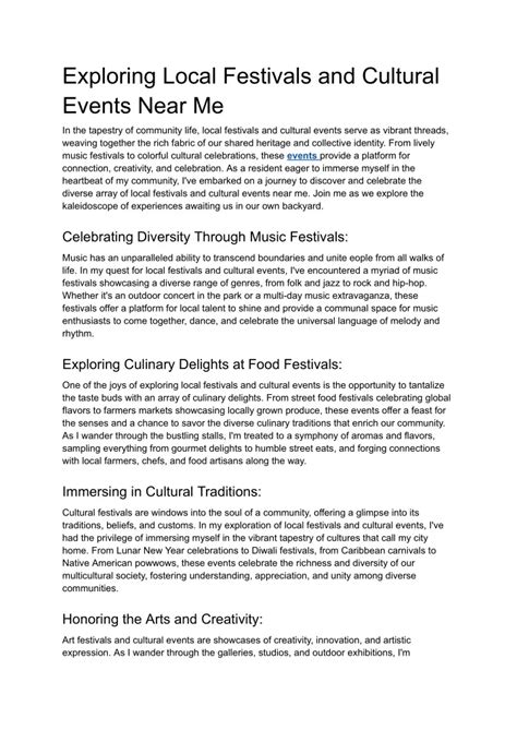 Local Events 的图像结果