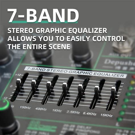 Buy Depusheng PA12 Professional Audio Mixer Sound Board Console Desk ...