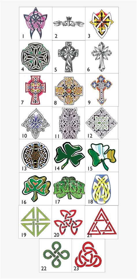 Irish Celtic Symbols And Their Meanings Irish Celtic - Celtic Tattoo ...