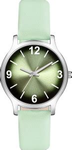 Shocknshop Green Dial Wrist Watch for Womens and Girls (Green Coloured ...