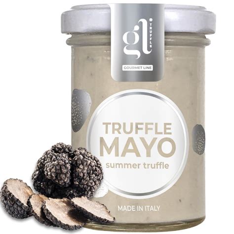 Amazon.com : GL Truffle GOURMET LINE Mayonnaise with Black Summer ...
